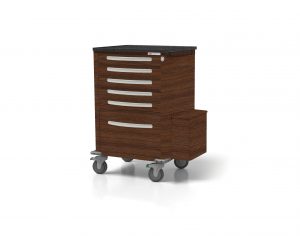 PPCKS-3333312C-SIL Low Profile, Walnut, Granite Top