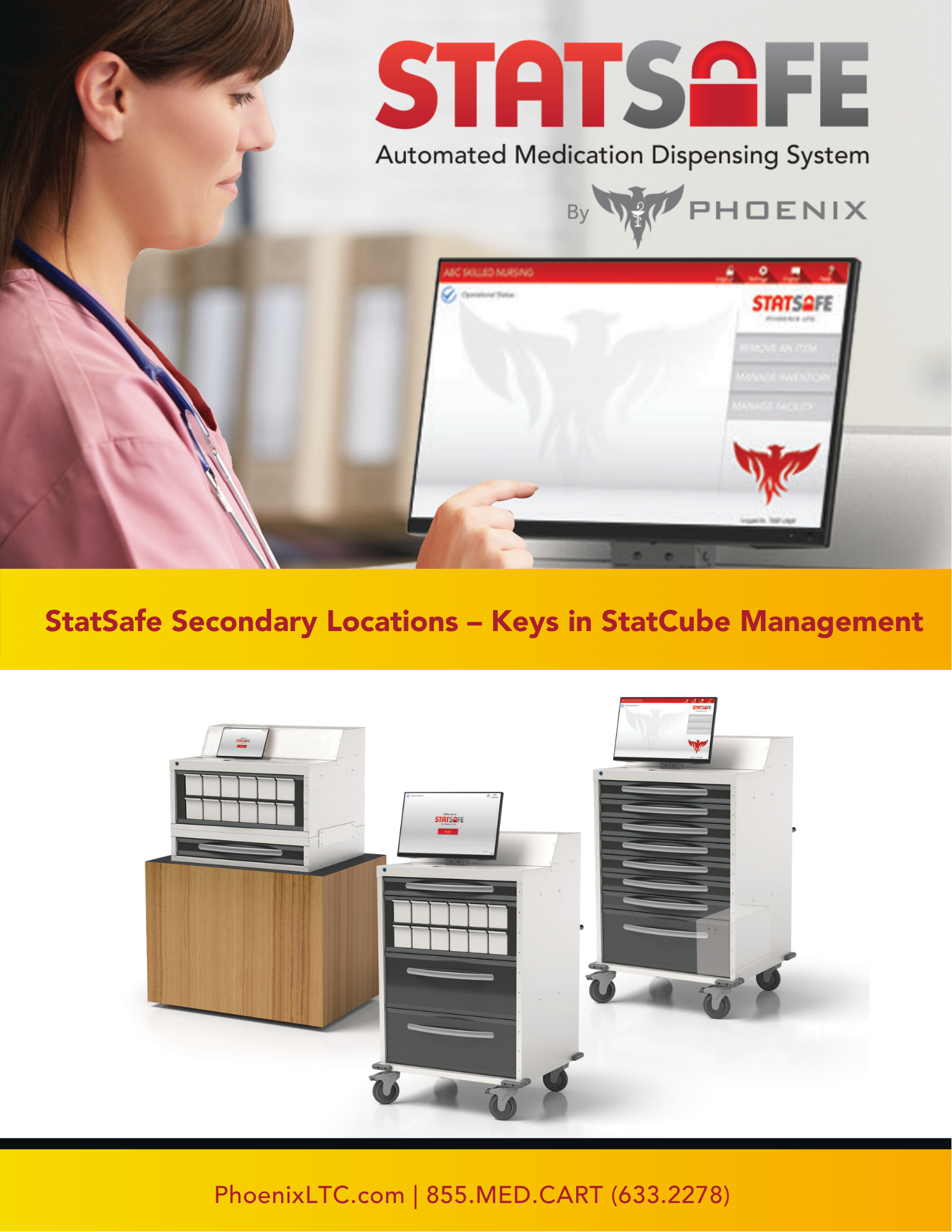 StatSafe StatCube Secondary Key Location Management